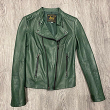 Load image into Gallery viewer, 258 GREEN Women&#39;s Leather Jacket
