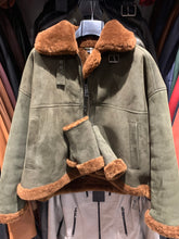 Load image into Gallery viewer, Shearling Pilot Jacket
