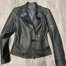 Load image into Gallery viewer, LUNA BLACK Women&#39;s Leather Jacket
