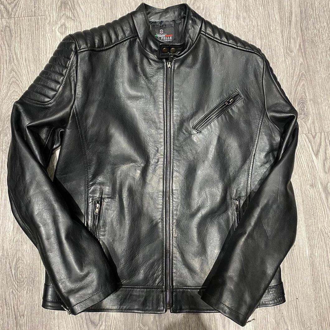 ALDO BROWN Men's Leather Jacket