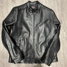 Load image into Gallery viewer, ALDO BLACK Men&#39;s Leather Jacket
