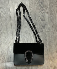 Load image into Gallery viewer, LADY G Leather &amp; Suede Handbag
