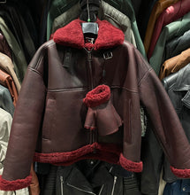 Load image into Gallery viewer, Shearling Pilot Jacket
