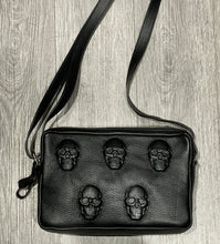 Load image into Gallery viewer, ALEXANDRIA SKULL Small Leather Bag
